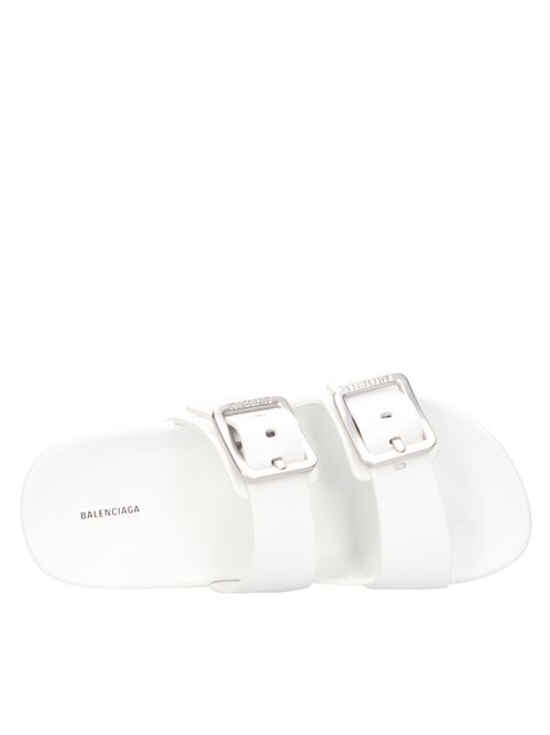 Mules in nappa BALENCIAGA | 656821 WA2M6 9090BIANCO